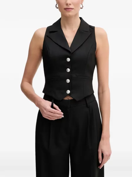 Vestă Morgan fără mâneci negru