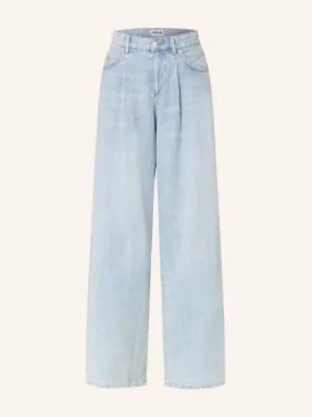 Pnts Dżinsy Z Szerokimi Nogawkami The Gent blau