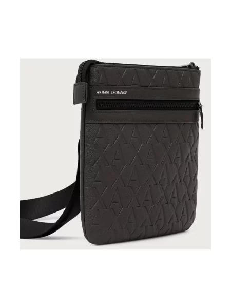 Armani Exchange saszetka brązowa