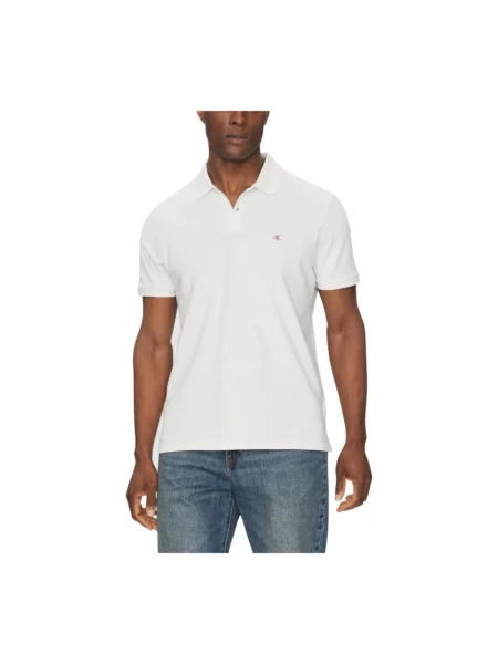 Calvin Klein Jeans polo gładki biały