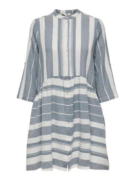 ONLY Rochie tip bluză CHICAGO / bleumarin alb