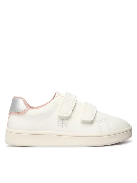 Calvin Klein Sneakers Low Cut Velcro Sneaker S alb