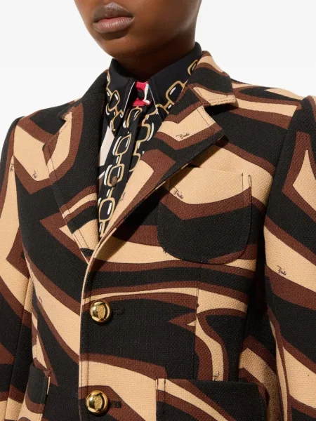 Sacou Pucci cu imagine negru