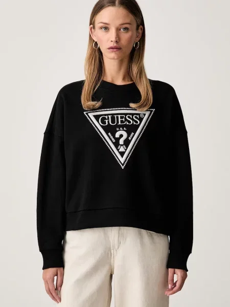Guess hanorac pentru femei din negru