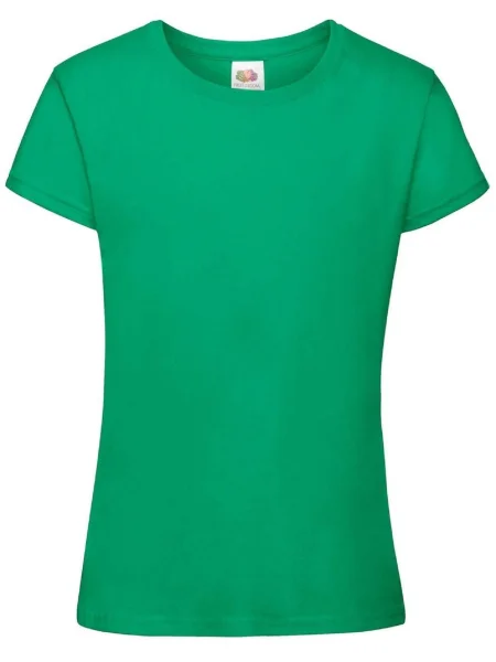 Tricou copii Fruit Of The Loom verde