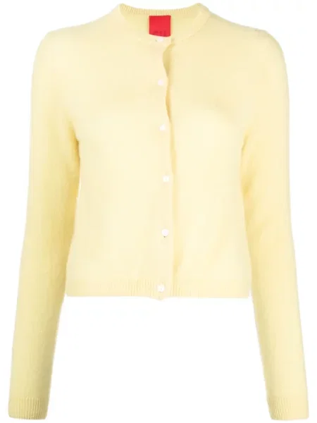 Cardigan Cashmere In Love din cașmir galben