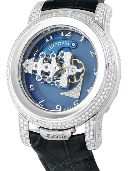 Szív mintás óra Ulysse Nardin kék