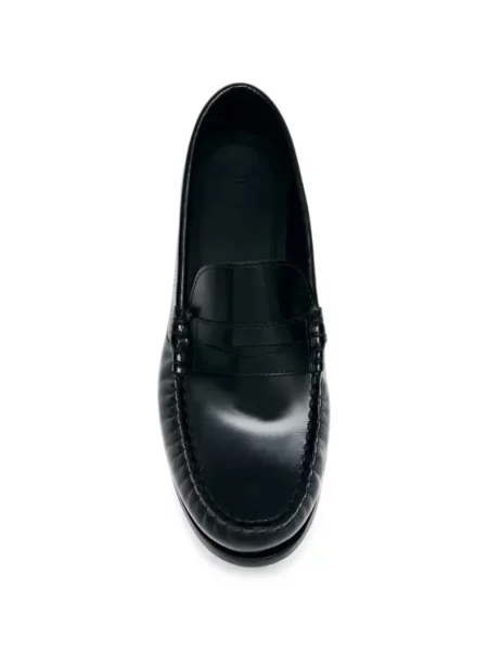 Pantofi loafer Alohas din piele negru