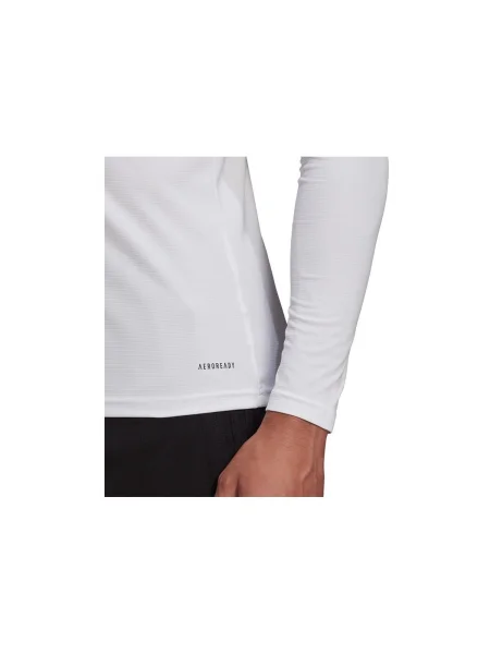 Tricou mânecă lungă Adidas alb