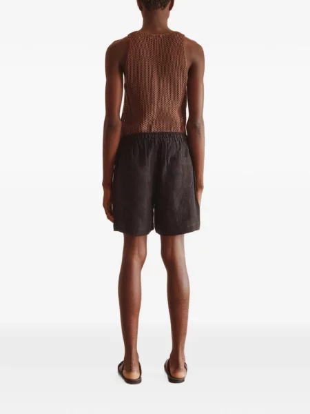 Pantaloni scurți Commas de in cu cordon negru