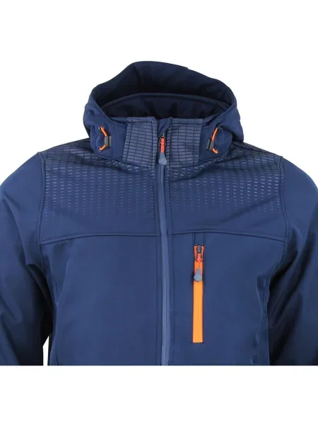 Geacă Peak Mountain softshell albastru
