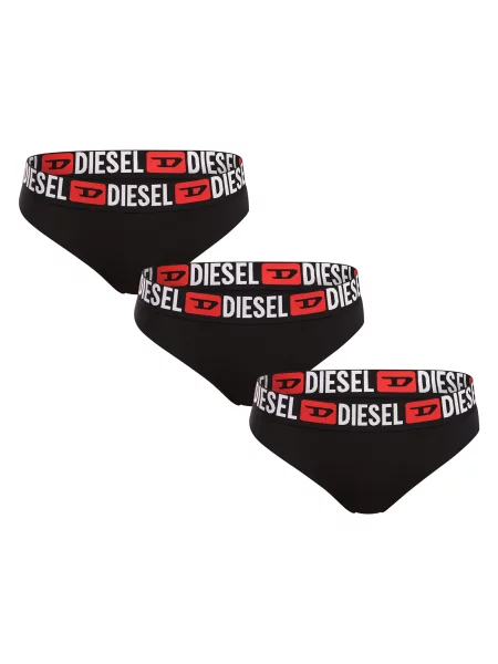 DIESEL Tanga gaćice STARS krvavo crvena / crna bijela