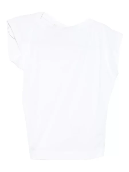Tricou 3.1 Phillip Lim drapate alb