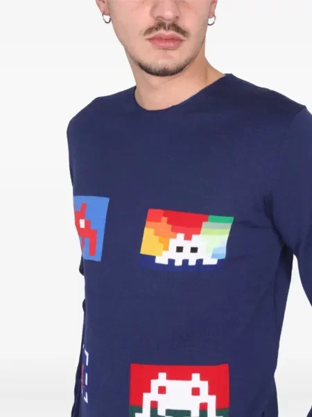 Pulover Comme Des Garçons Shirt albastru