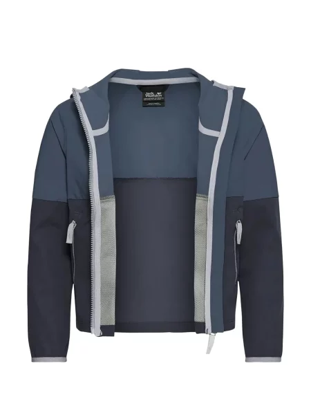 Kurtka dziecięca Jack Wolfskin niebieska