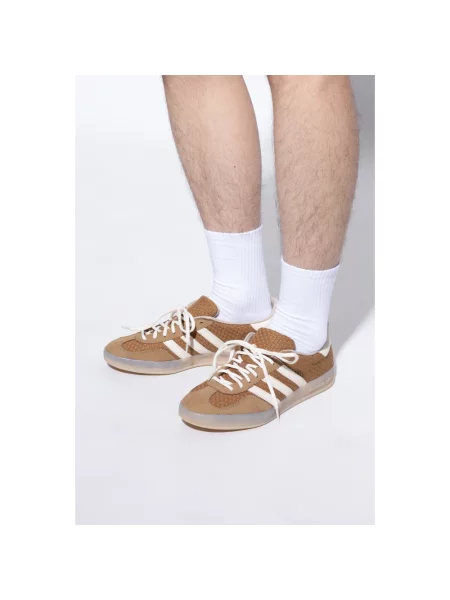 Sneakersy Adidas Gazelle zamszowe retro brązowe