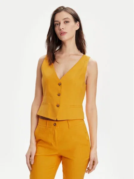 Marella Vestă elegantă Bananas portocaliu