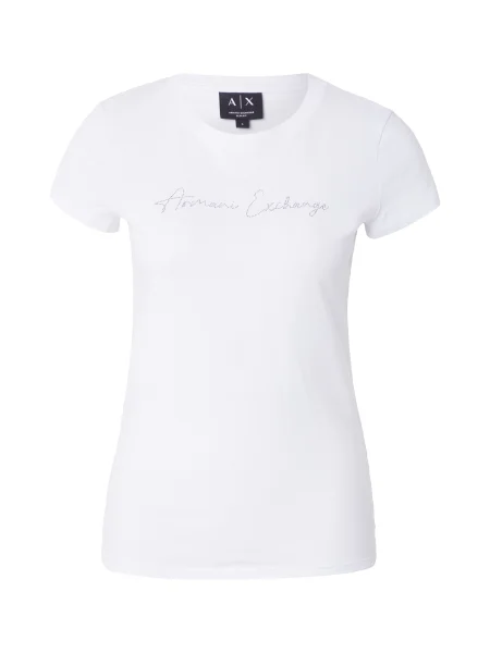 ARMANI EXCHANGE Tričko bílá