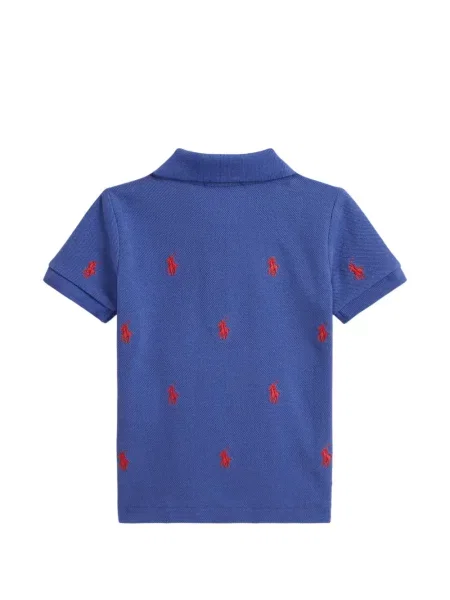 Koszulka polo dziecięca Polo Ralph Lauren niebieska