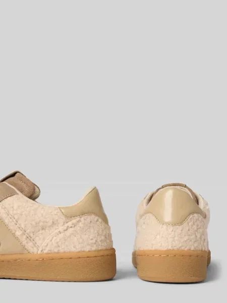 Sneakersy niskie z dodatkiem skóry bydlęcej Marc O'polo beżowe