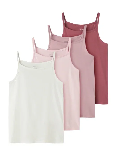 NAME IT Maiou mauve / roz / roșu burgundy alb