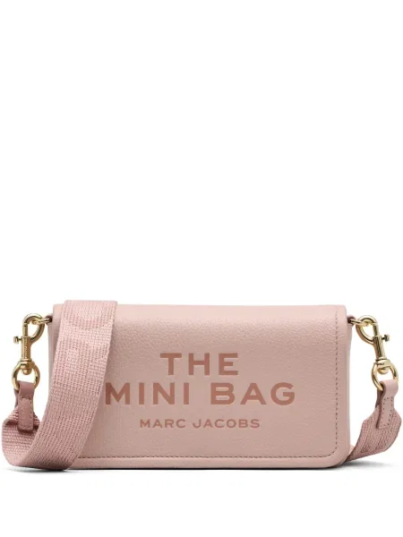 Geanta de piele Marc Jacobs din piele roz