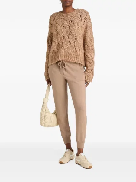 Pantaloni Brunello Cucinelli alergare cu cordon