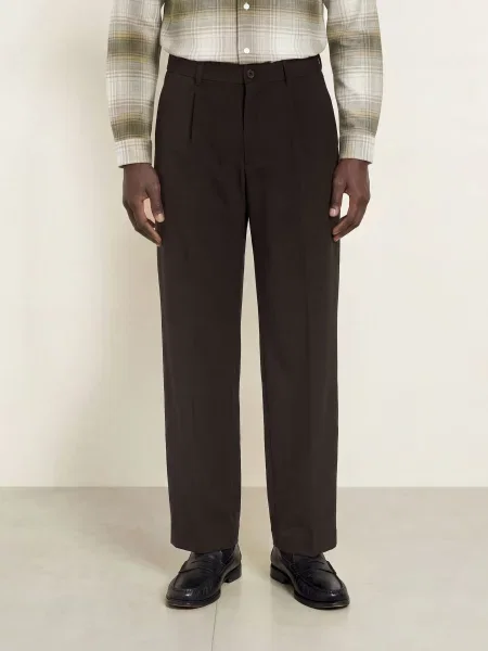 Paul Chino Kalhoty Wide Fit černá