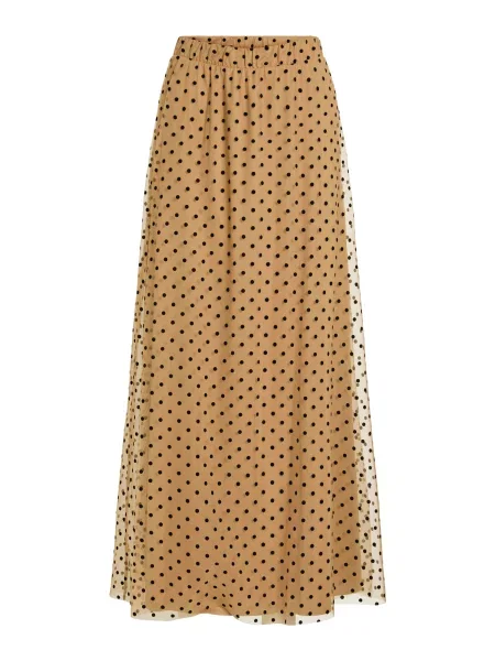 VILA Fustă VIElsa brocart negru