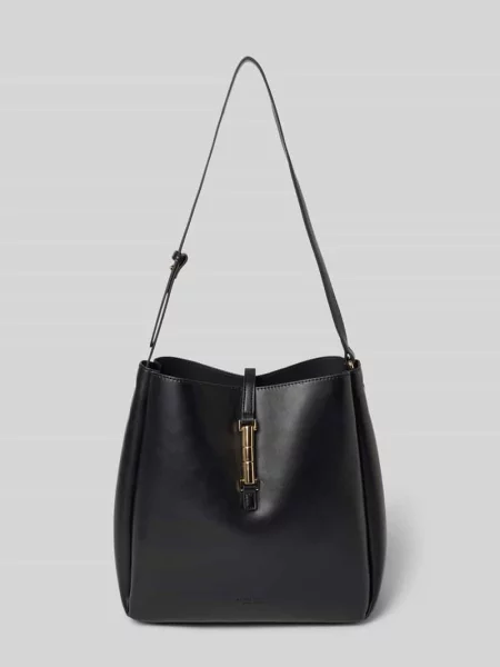 Torba crossbody z skóropodobny model LOVIISA' Seidenfelt czarna