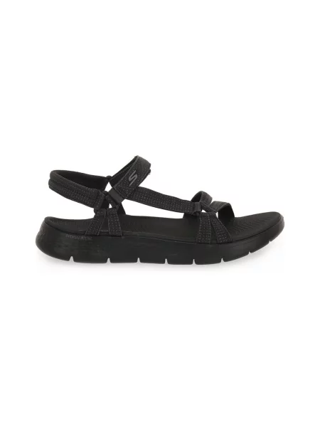 Sandále Skechers čierna