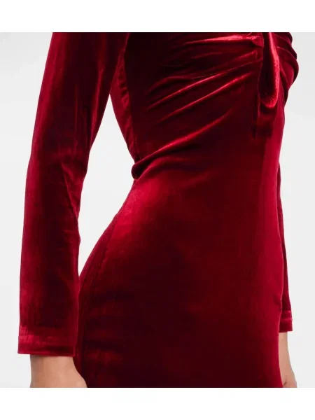 Rochie Roland Mouret de catifea roșu