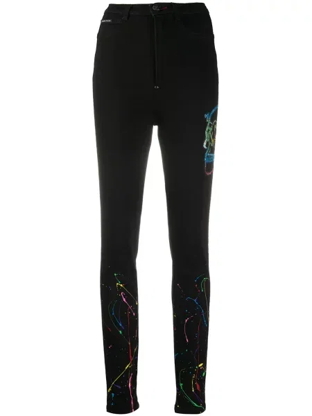 Leggings Philipp Plein negru