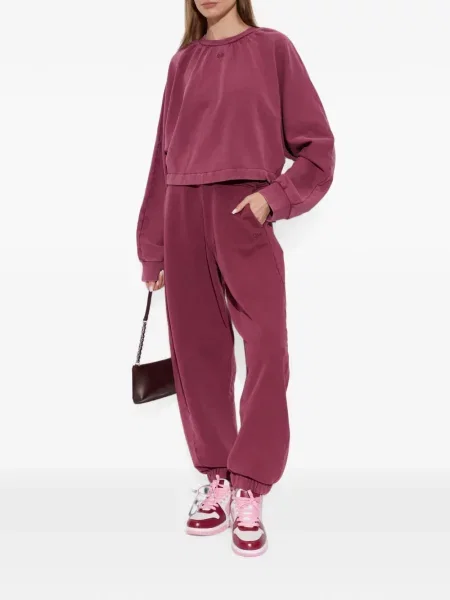 Decupat hanorac Off-white cu autograf alb
