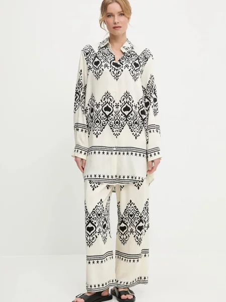 Srajca in hlače Answear Lab bež