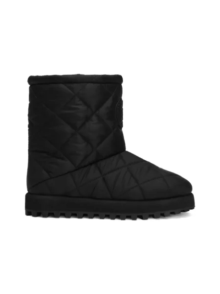 Botki Dolce And Gabbana pikowane czarne