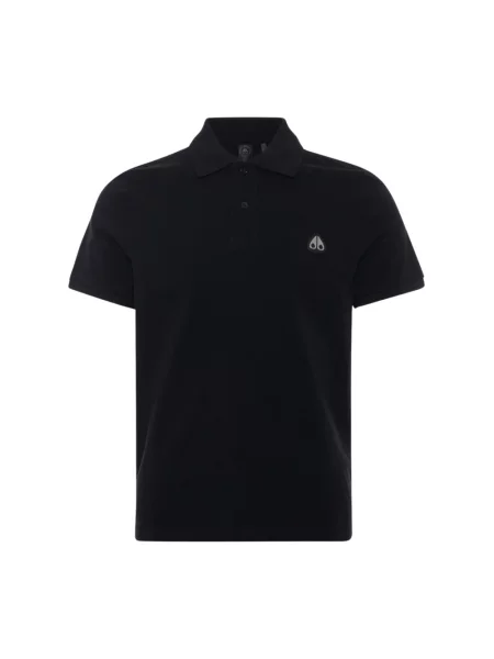 Koszulka polo Moose Knuckles czarna