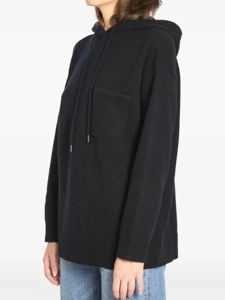 Hanorac cu glugă Max Mara negru