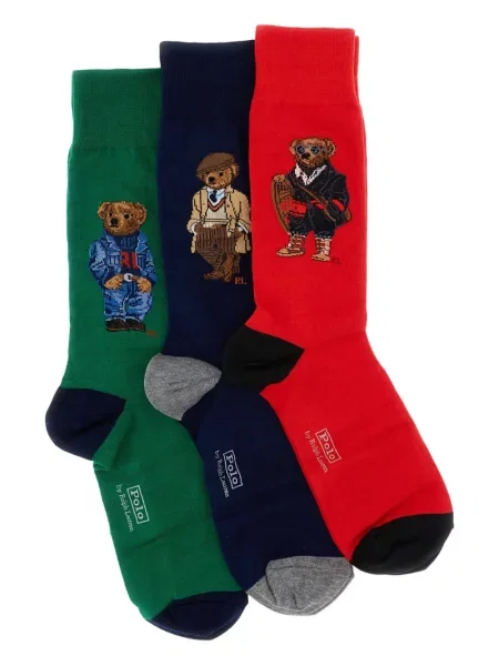 Fular Polo Ralph Lauren din fleece cu franjuri în carouri verde