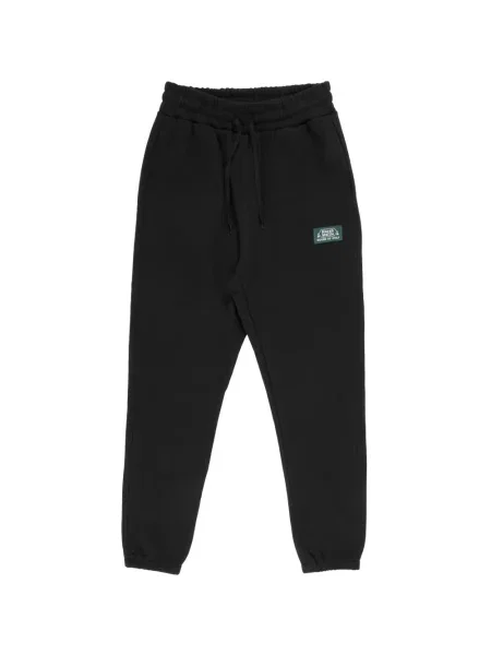 Pantaloni Marsh Maille alergare cu autograf negru