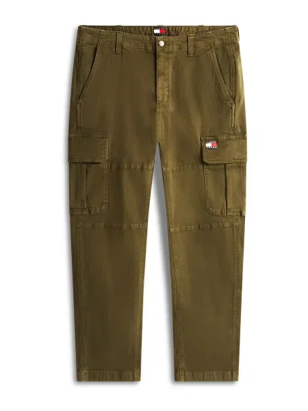 Tommy Jeans Kargo hlače SONNY mornarska / oliva bela