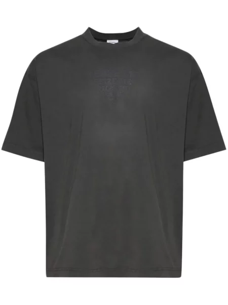 Tricou Vetements cu imagine gri