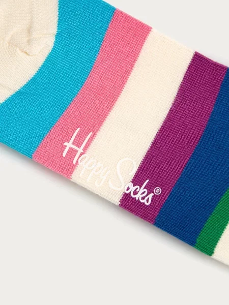 Skarpetki Happy Socks Pride Stripe w kolorze białym wielokolorowe białe
