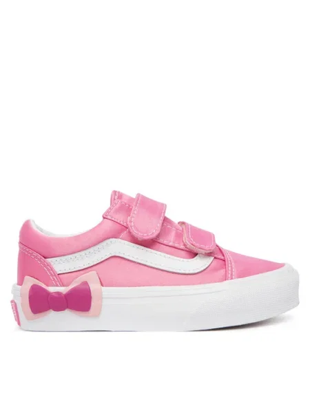 Sneakerși Vans Old Skool cu funde roz