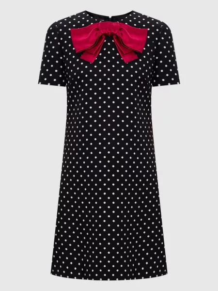 Сукня Supergran в горох Valentino чорна