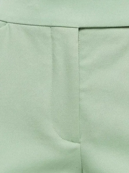 Pantaloni The Attico de lână verde