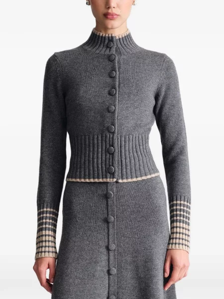 Cardigan Cara Cara tricotate gri