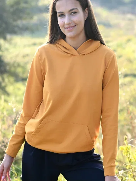 Худі LadyLike гірчичний текстиль