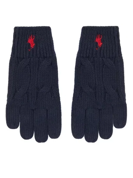 Rukavice Polo Ralph Lauren Tamnoplava plava