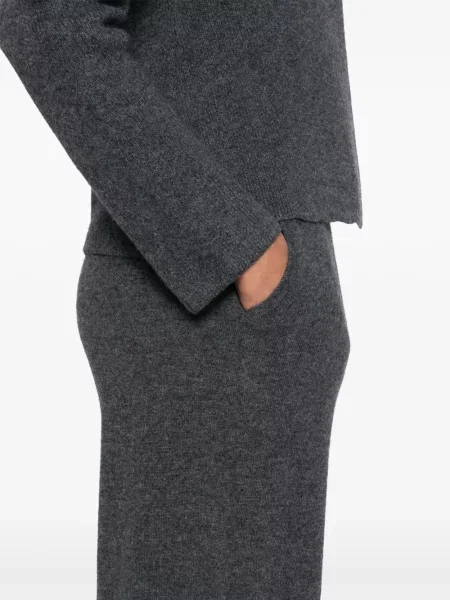 Pantaloni Philo-sofie tricotate gri